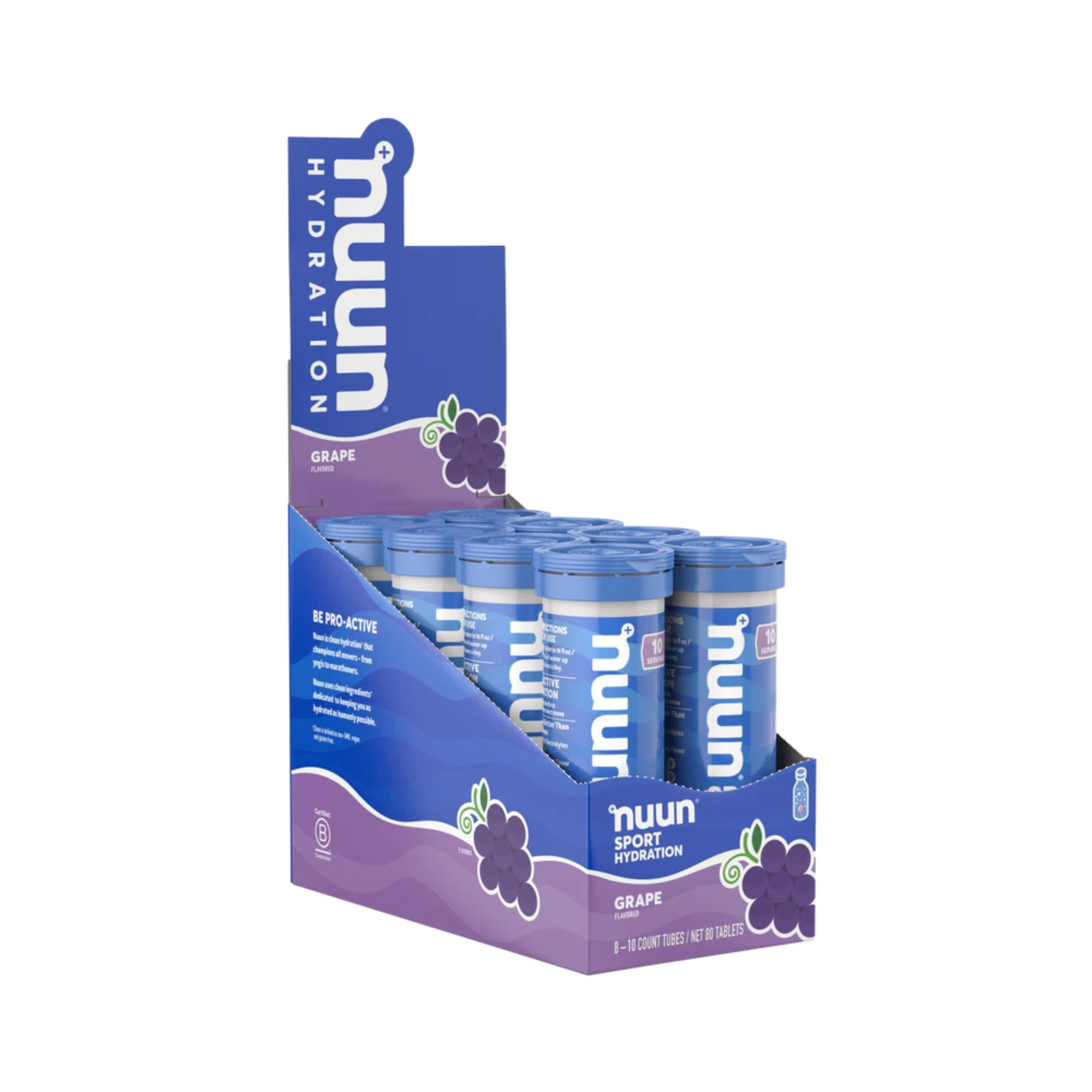 Nuun Sport Hydration, Effervescent Electrolyte Drink Tablets, 8-Pack