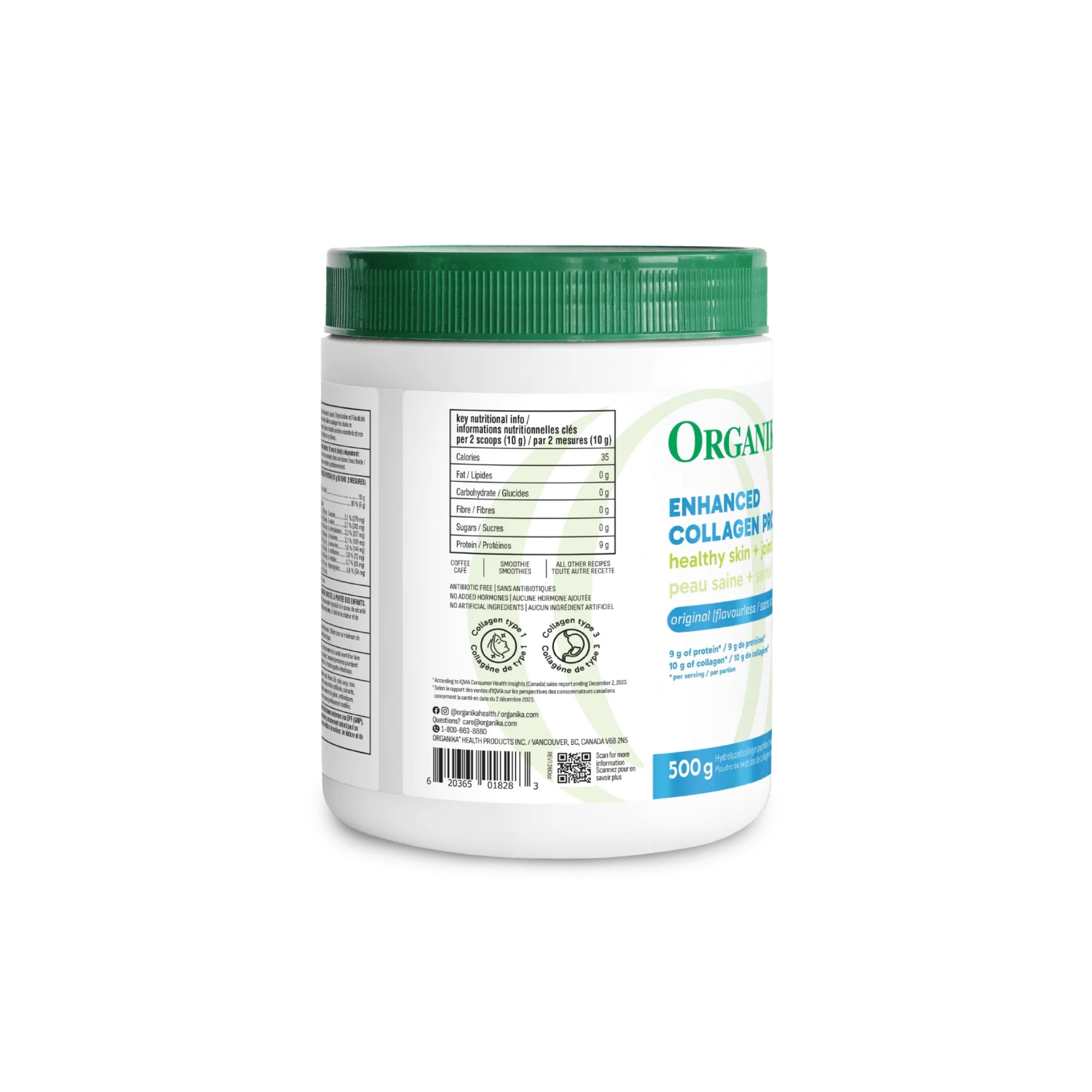 Organika Enhanced Collagen Protein Original