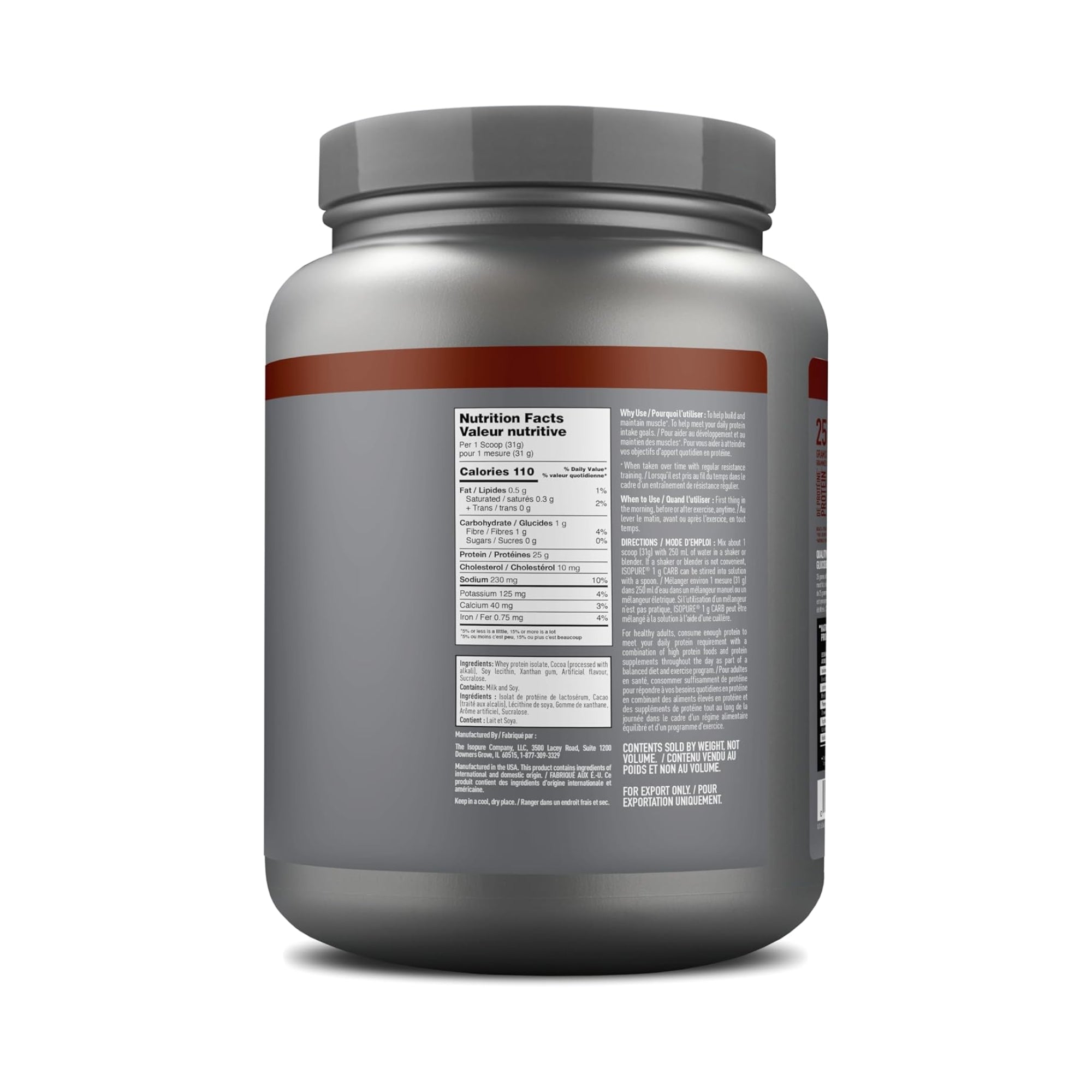 Isopure Zero Carb Protein Powder - 406 g