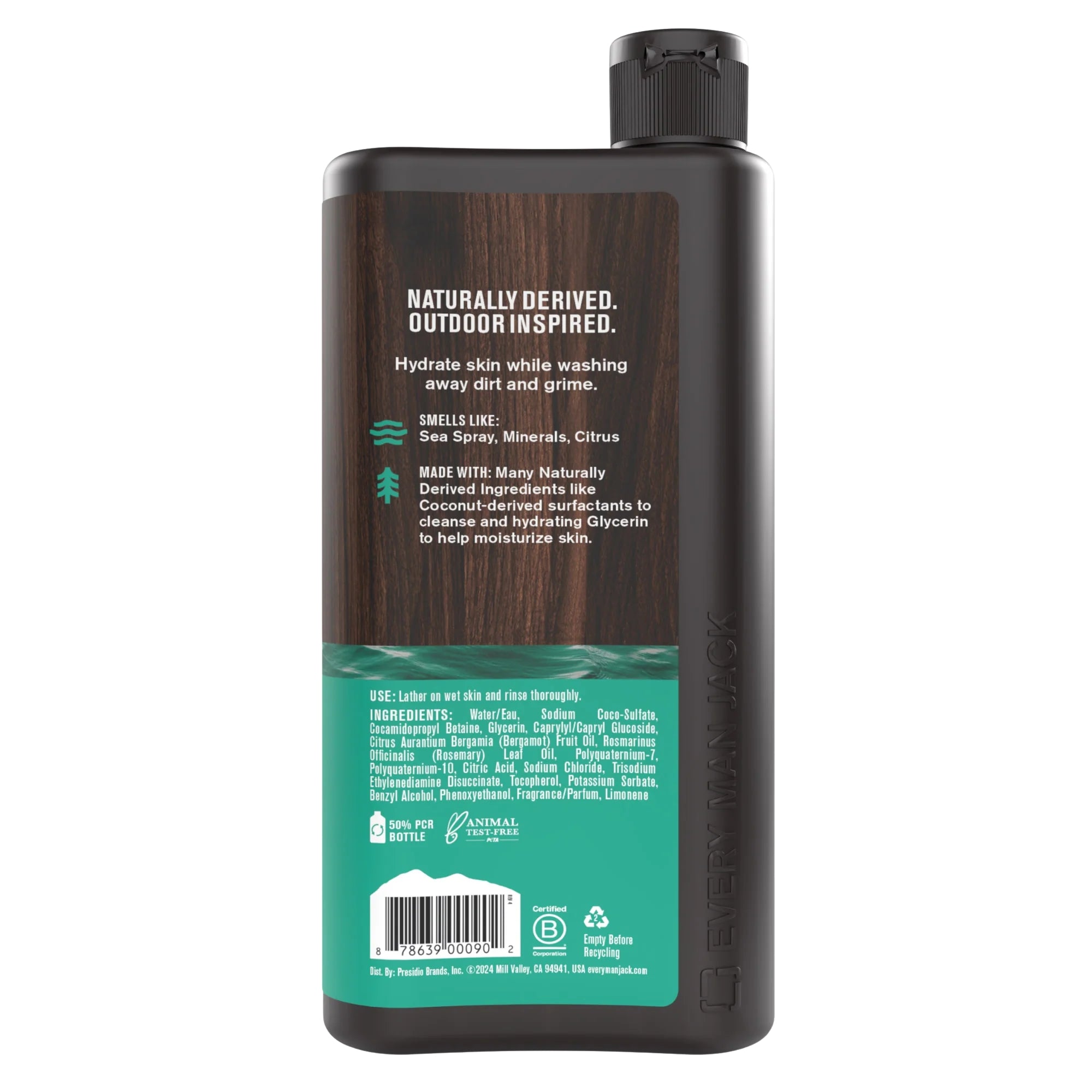 Every Man Jack Men's Body Wash - 16.9 fl oz (500ml)