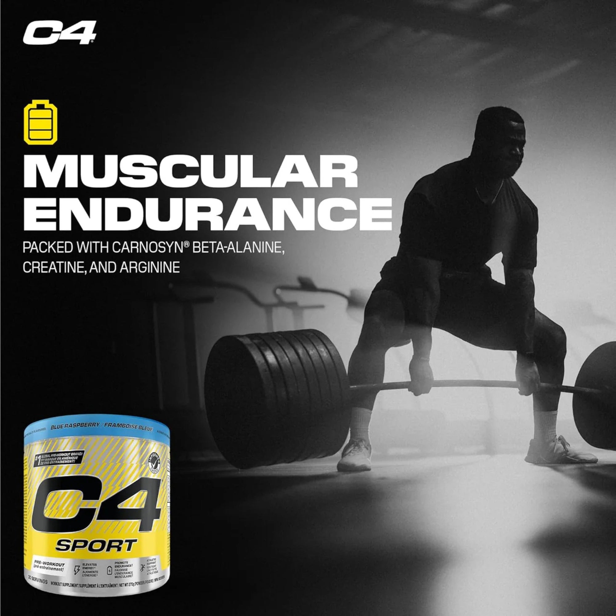 C4 Sport Pre Workout Powder 30 Servings 270g
