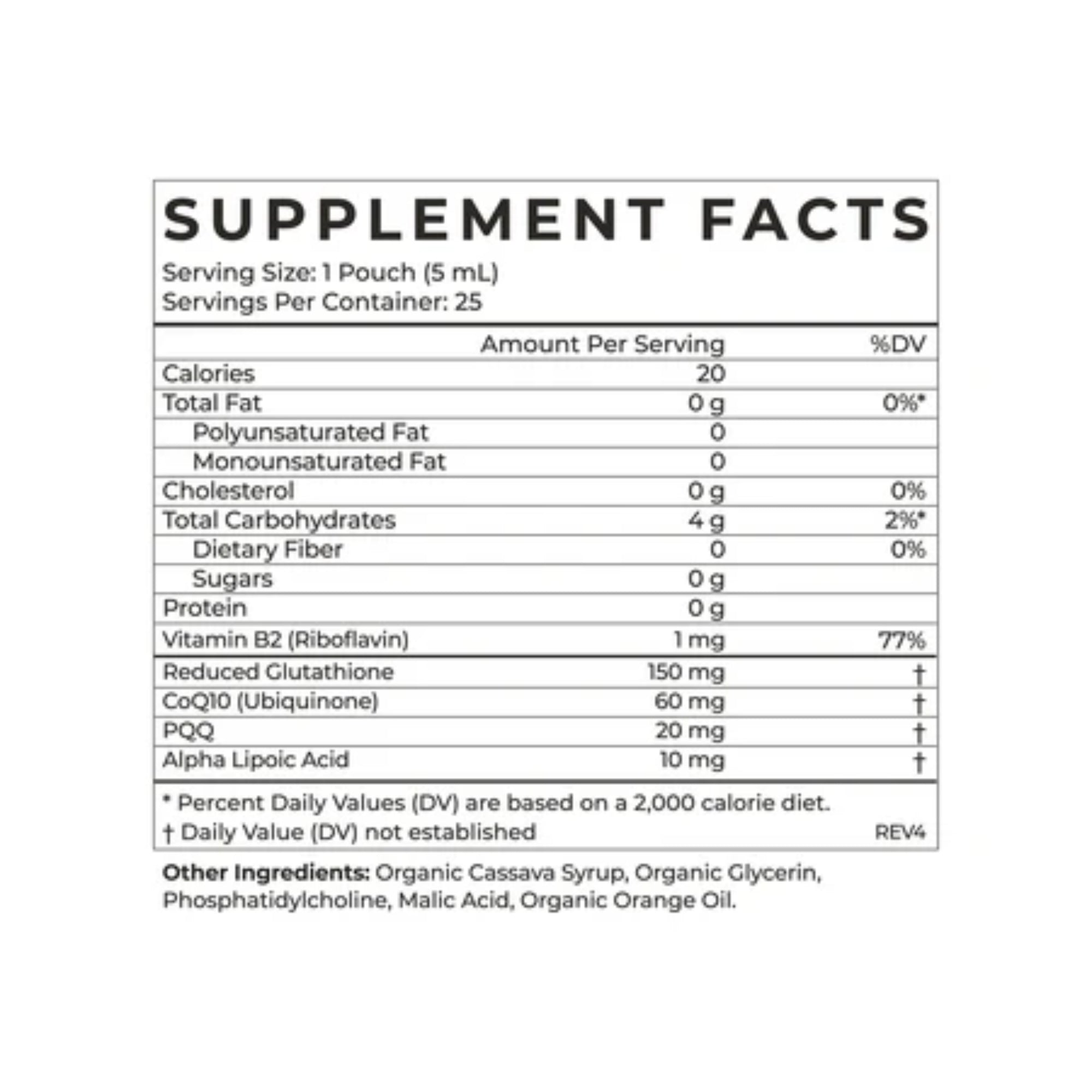 Cymbiotika Liposomal Glutathione — 1 Month Supply