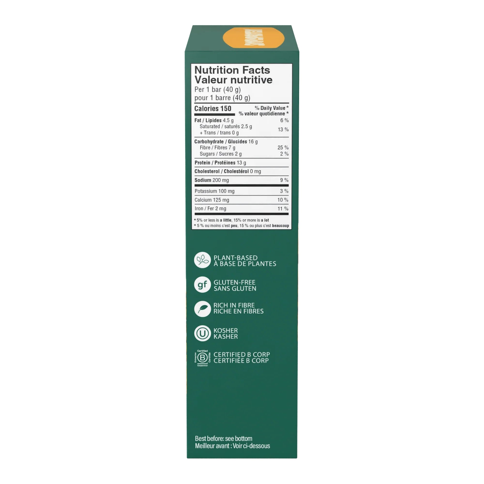 Plant Based Crispy Protein Bars (Box of 12)