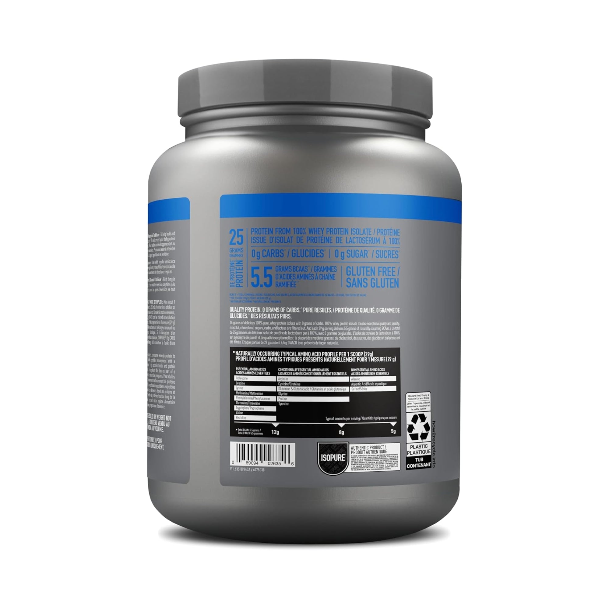 Isopure Zero Carb Protein Powder - 406 g
