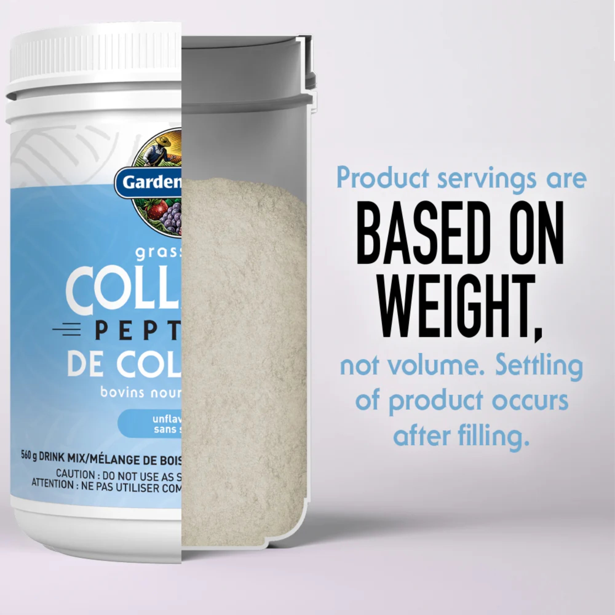 Garden of Life, Grass Fed Collagen Peptides, Unflavored, 19.75 oz (560 g)