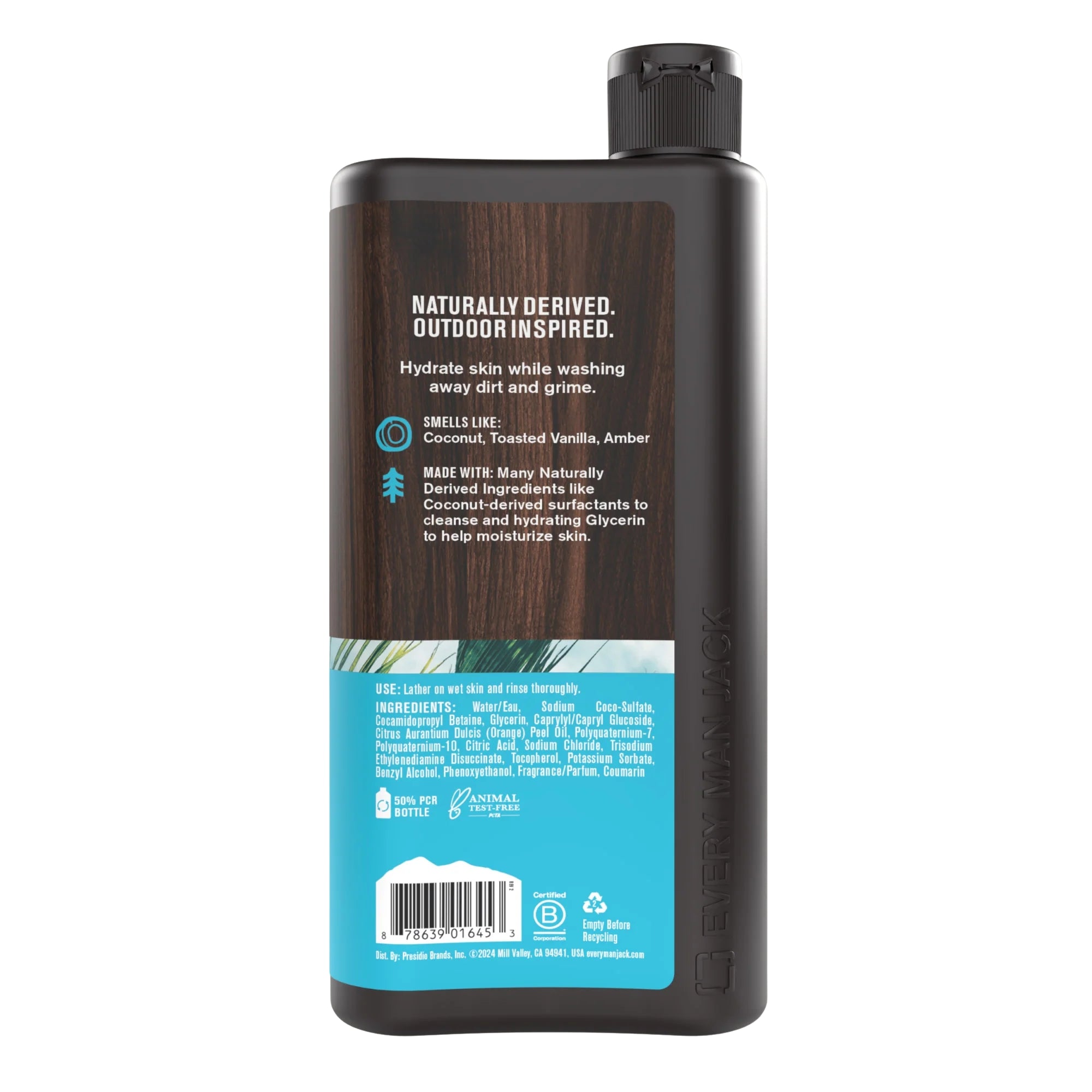 Every Man Jack Men's Body Wash - 16.9 fl oz (500ml)