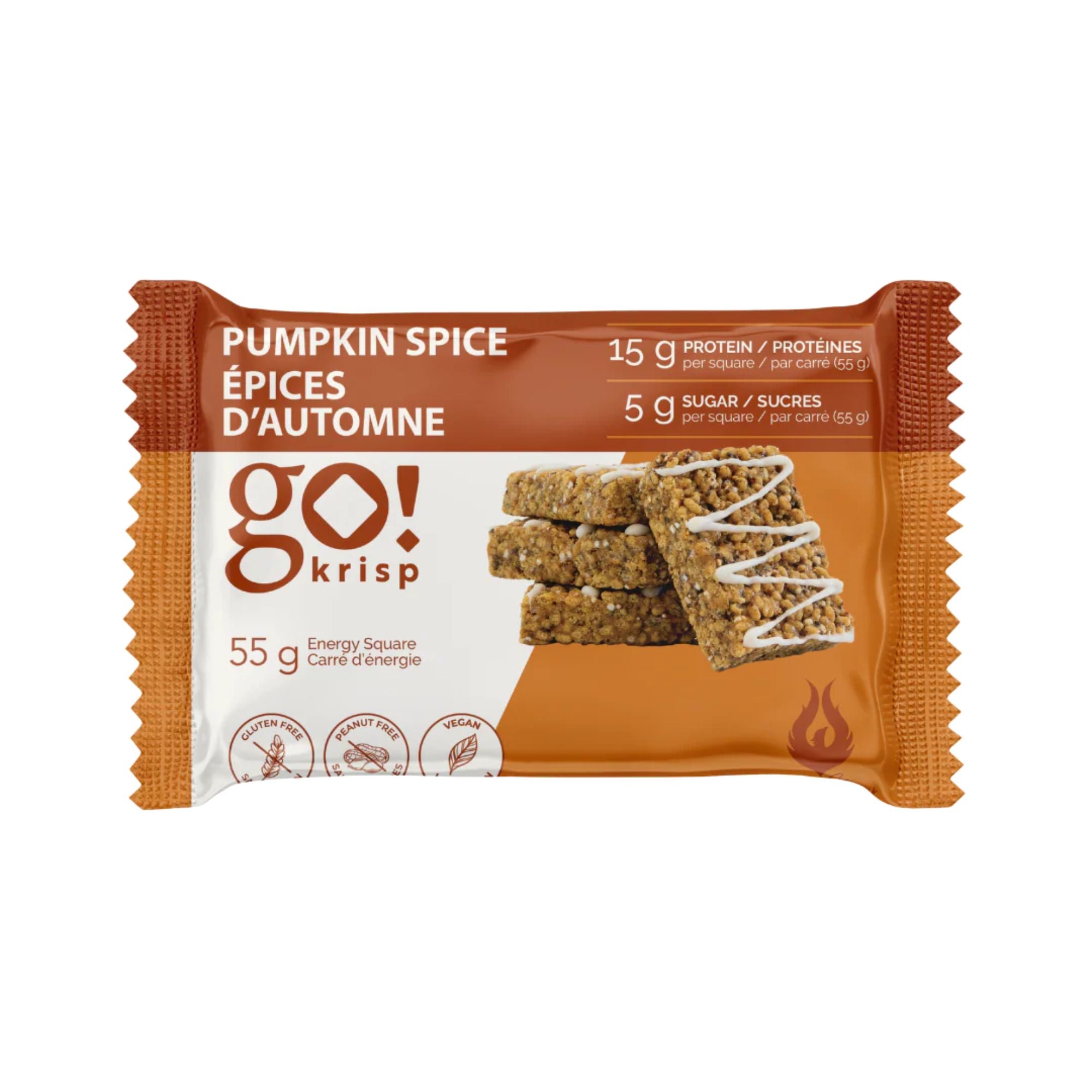 GO Krisp Energy Square (Box of 12)
