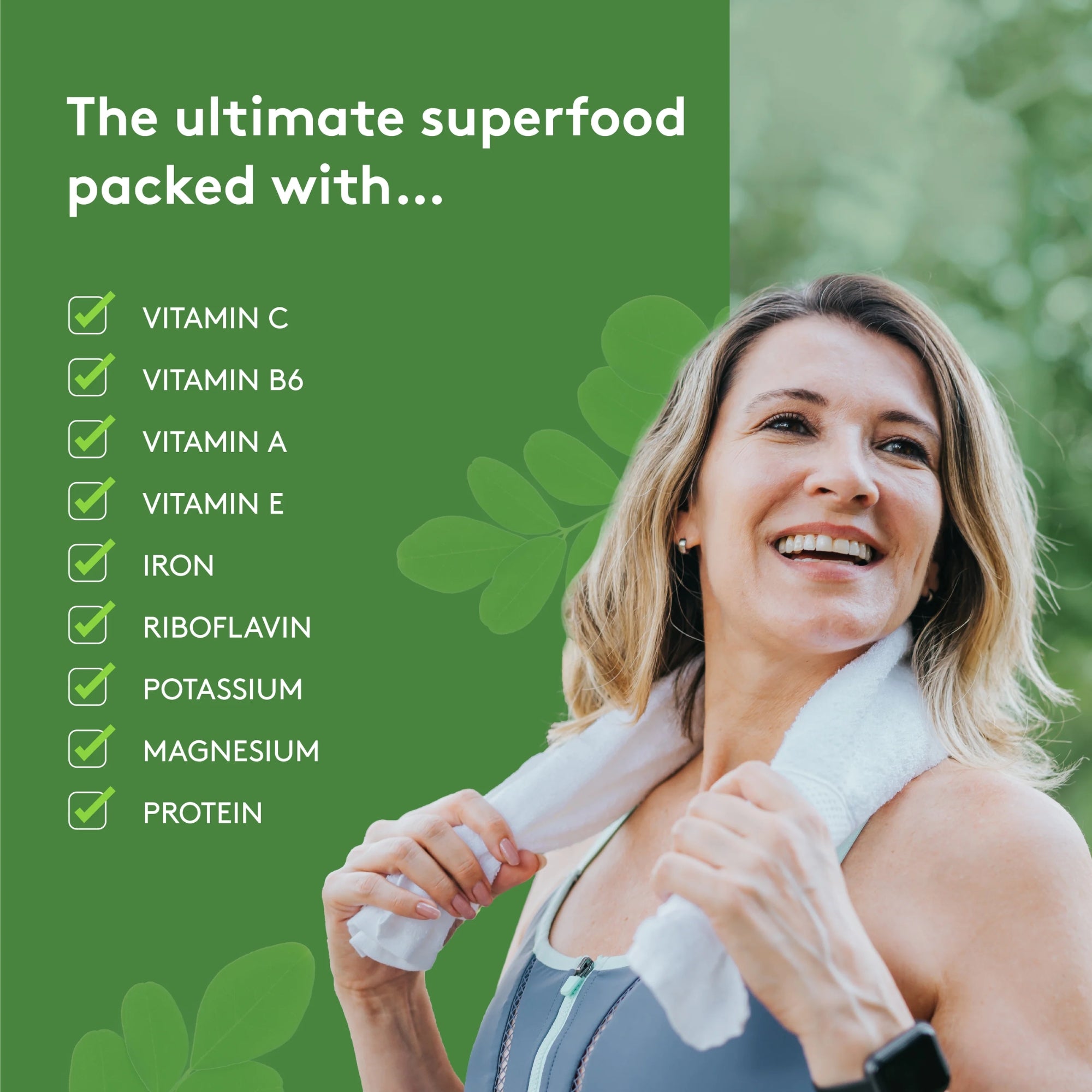 Organic Moringa 600 mg - 120 capsules