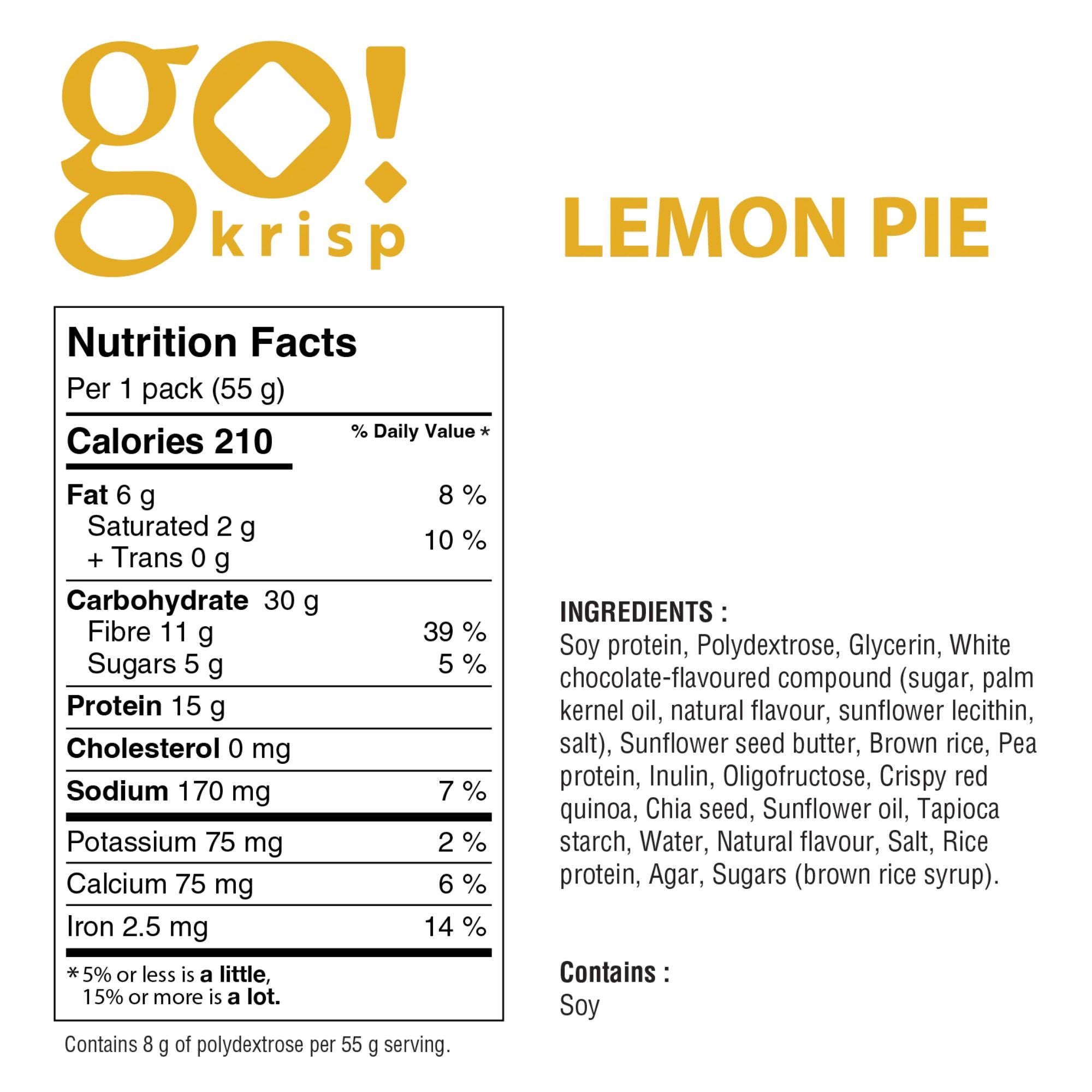 GO Krisp Energy Square (Box of 12)
