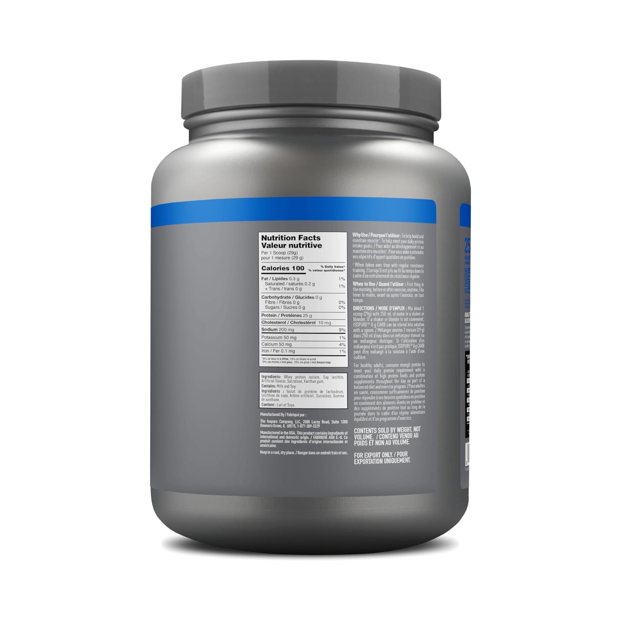 Isopure Zero Carb Protein Powder - 406 g
