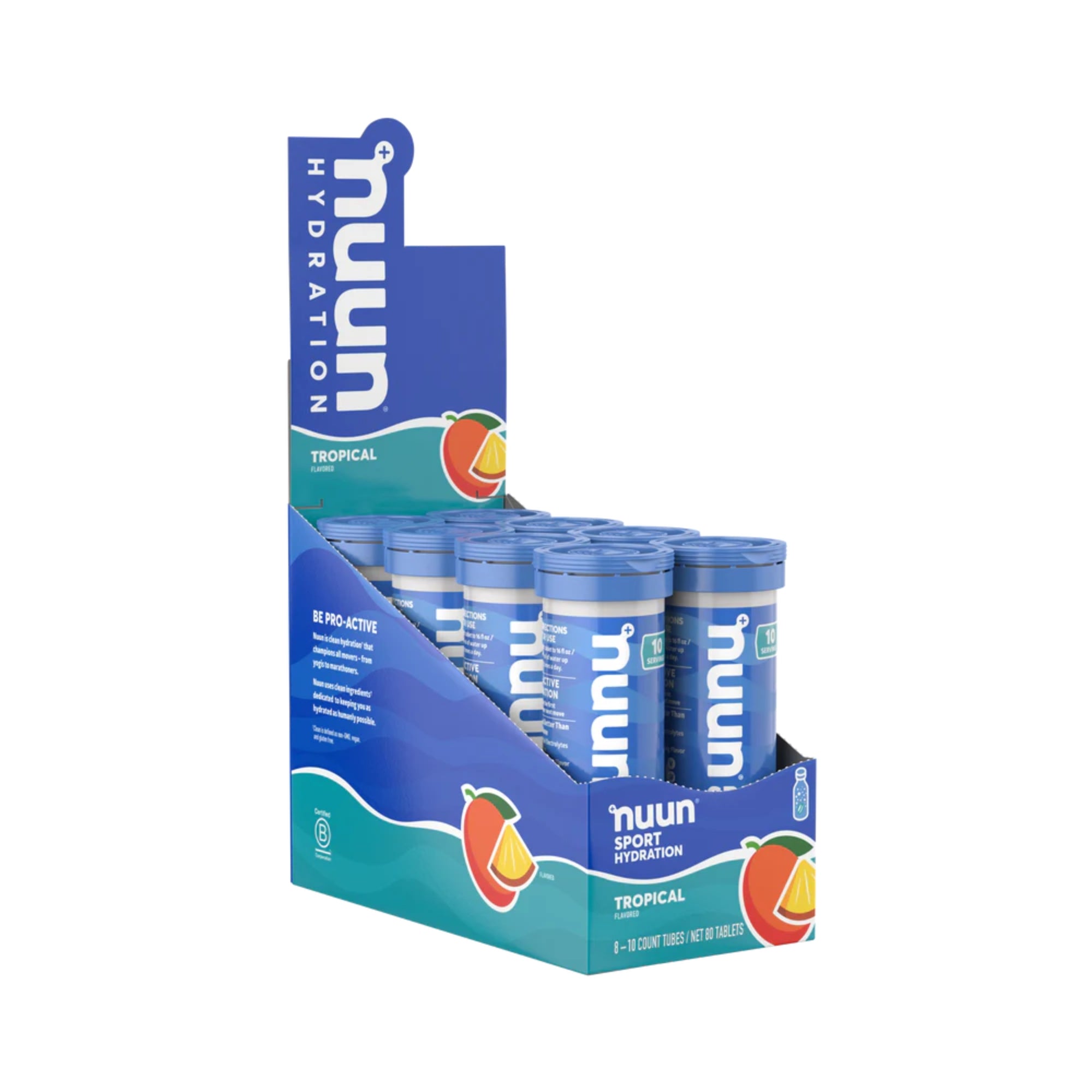 Nuun Sport Hydration, Effervescent Electrolyte Drink Tablets, 8-Pack