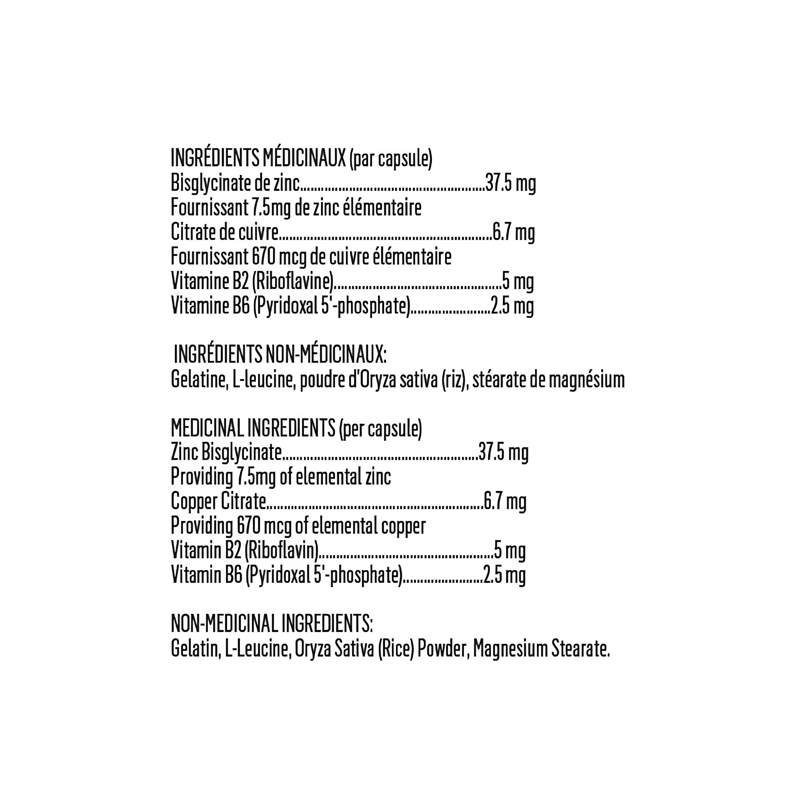 Zinc Complete - 90 capsules