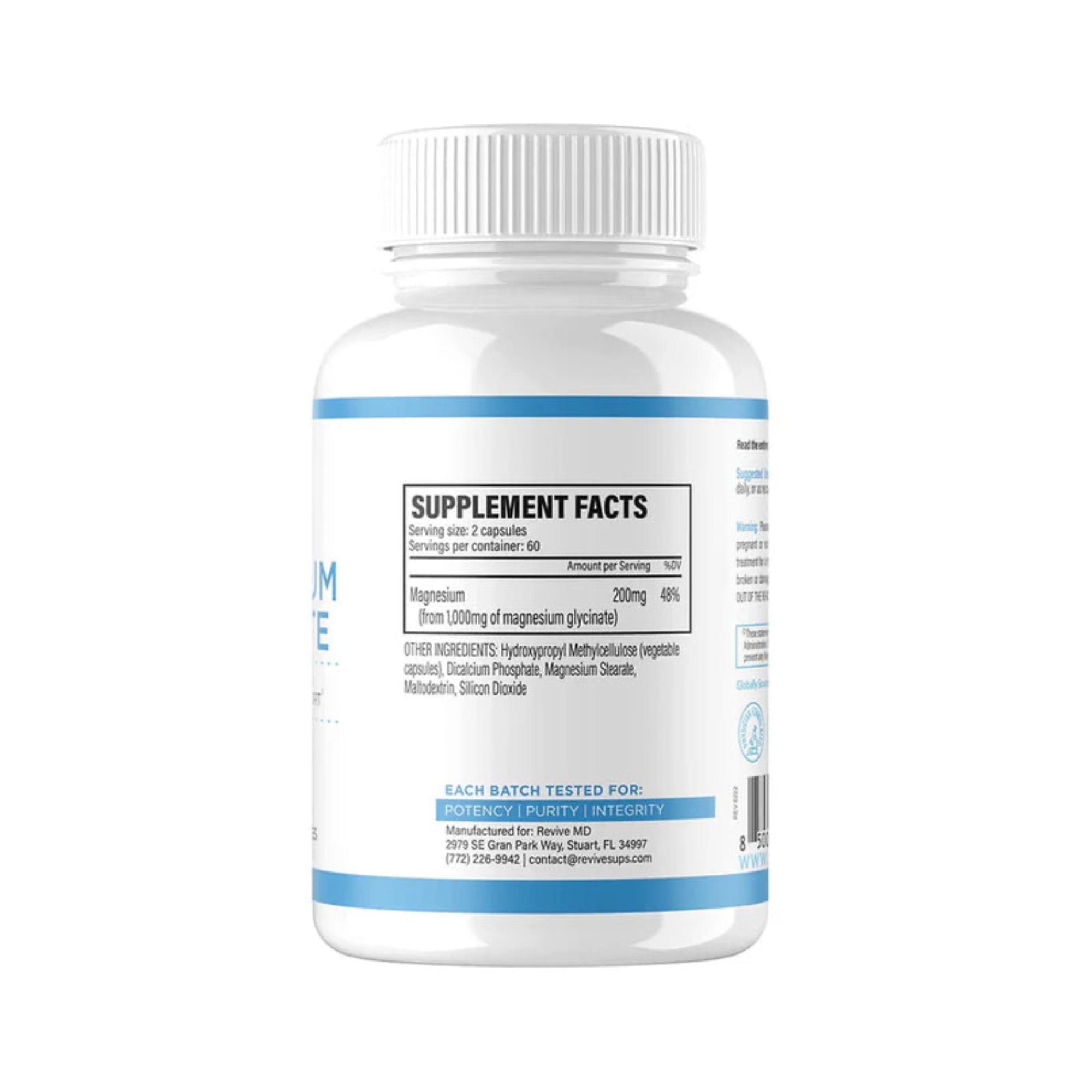 Magnesium Glycinate 120 capsules