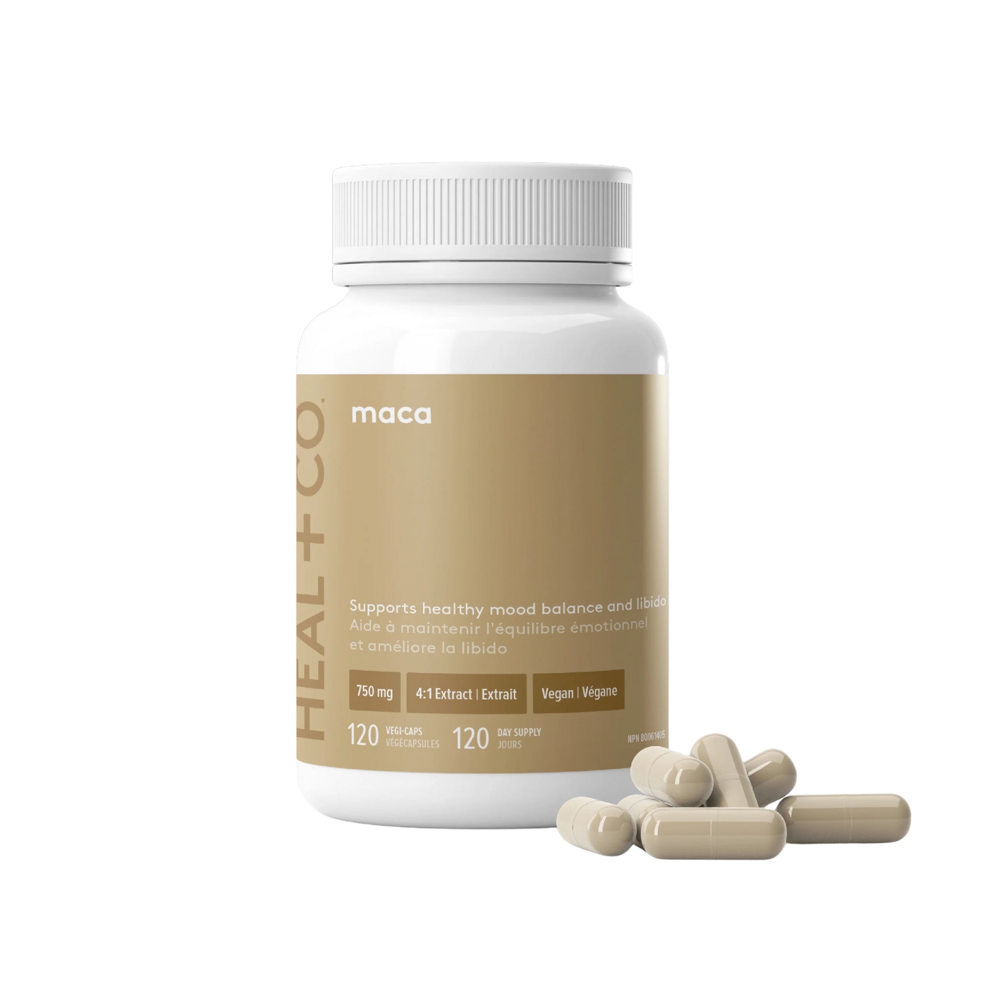 Maca | Mood and Energy 750 mg - 120 capsules