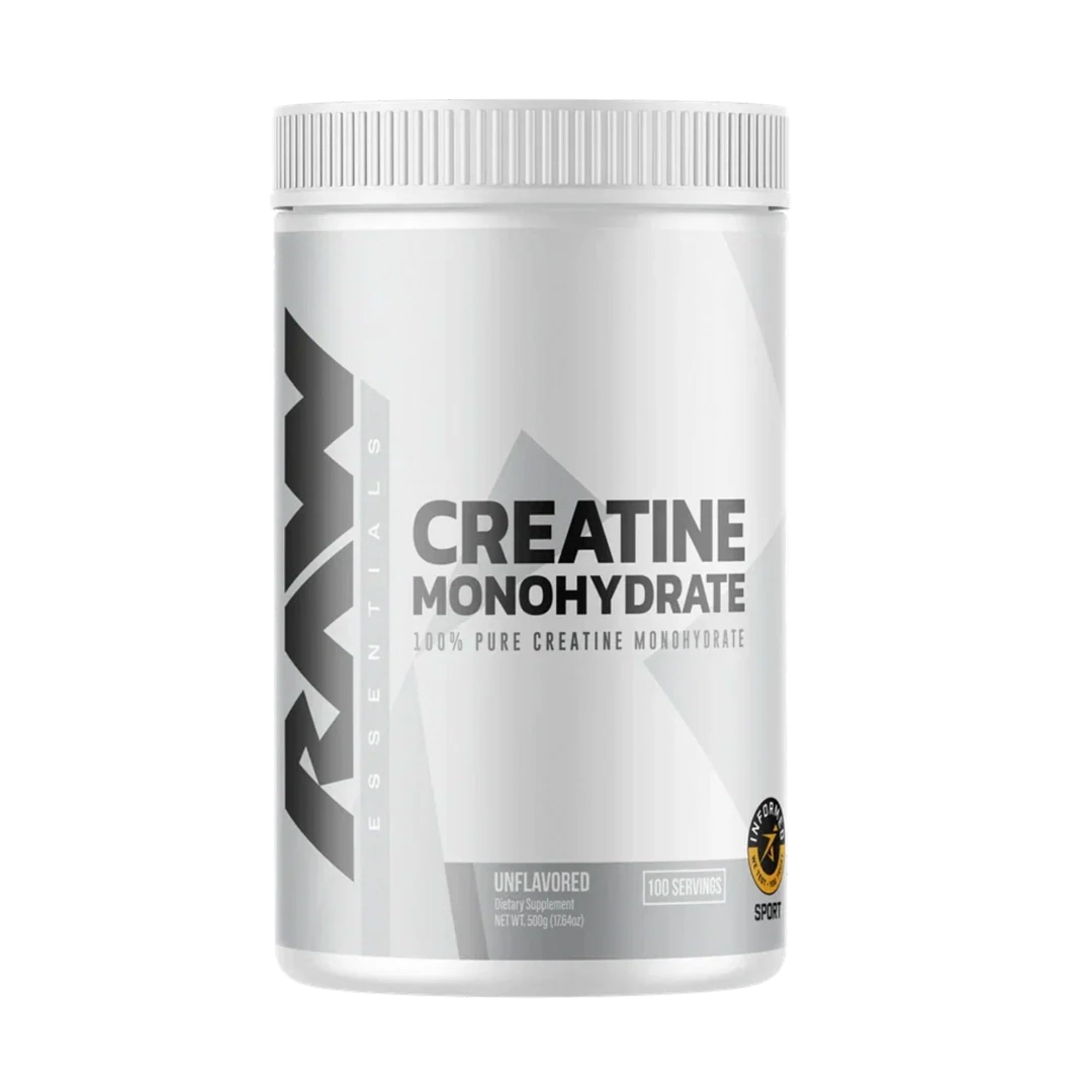 Raw Creatine Monohydrate Unflavoured - 100 Servings
