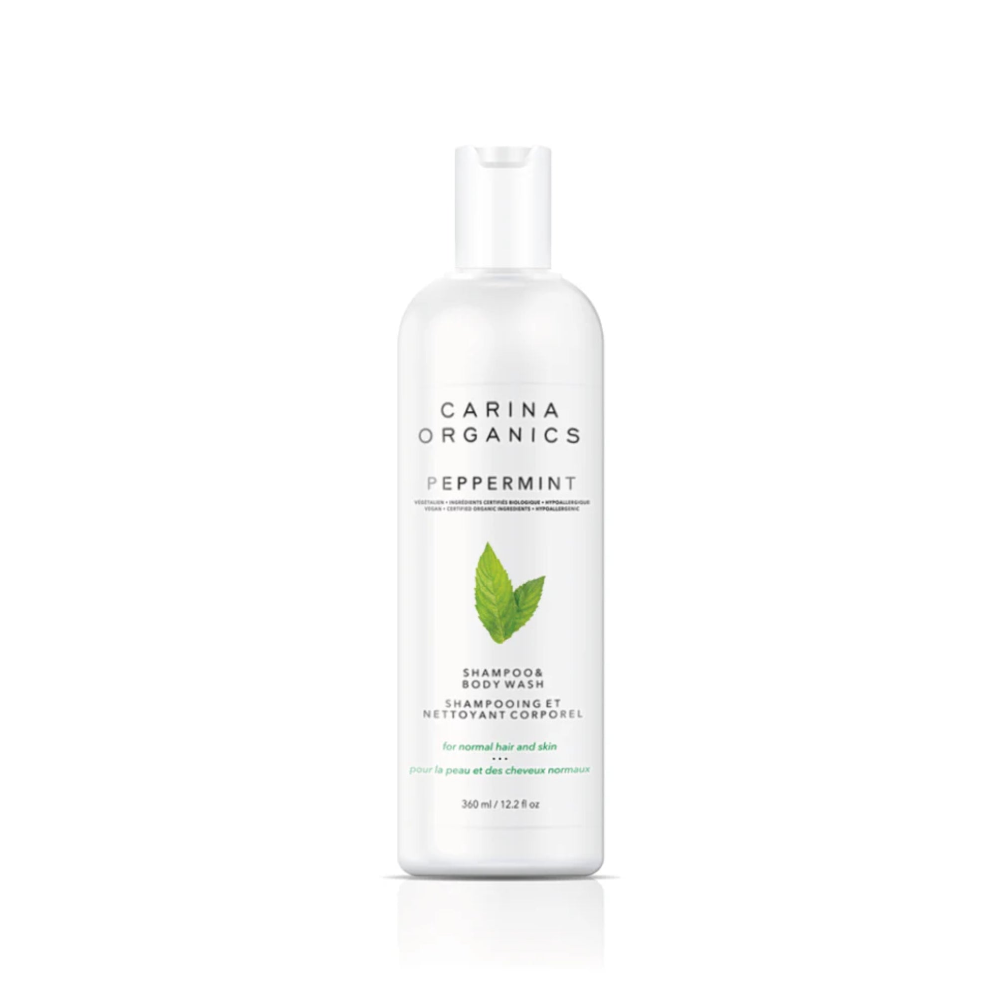 Peppermint Shampoo and Body Wash, 12.2 fl oz, 360 ml