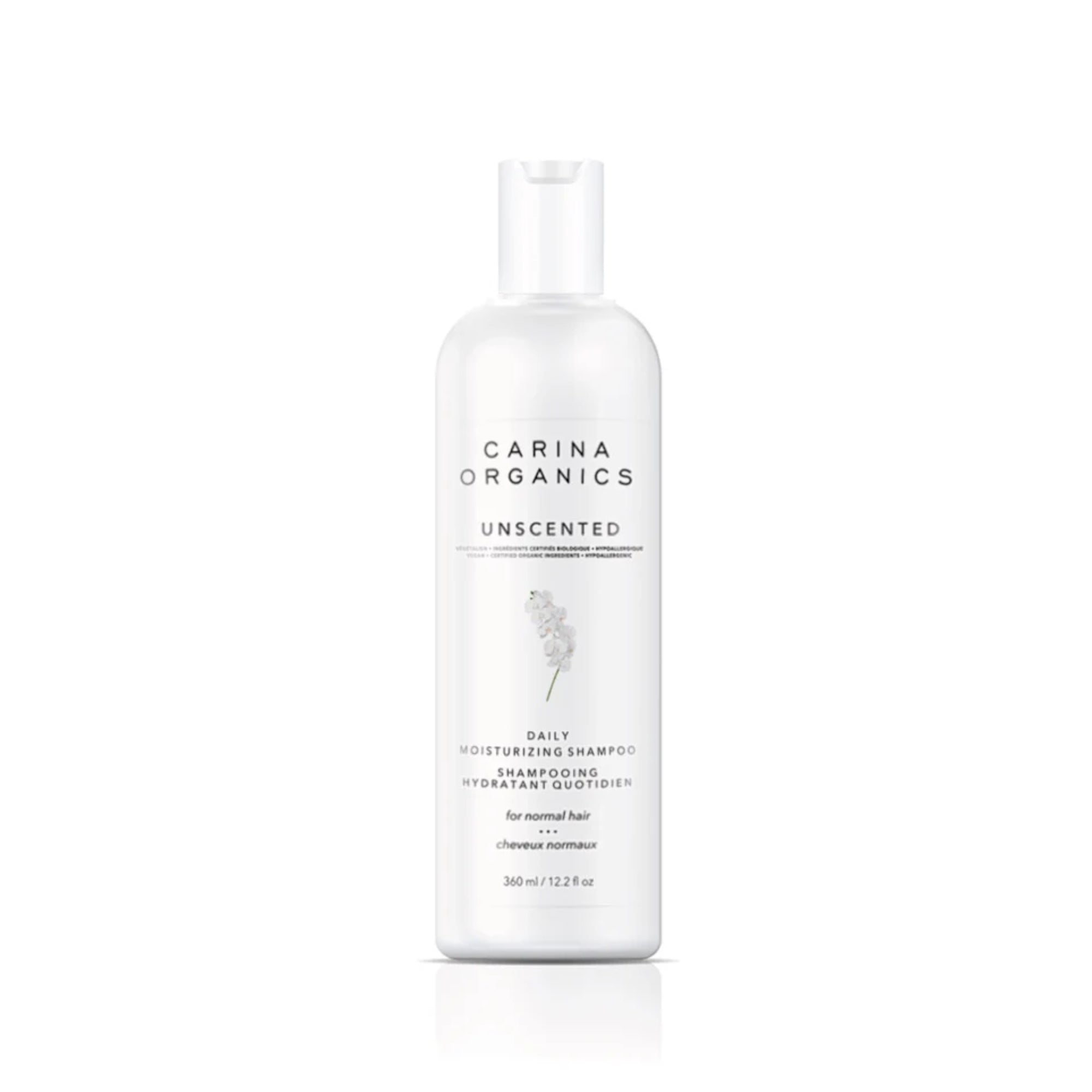 Unscented Daily Moisturizing Shampoo, 12 fl oz, 360 ml