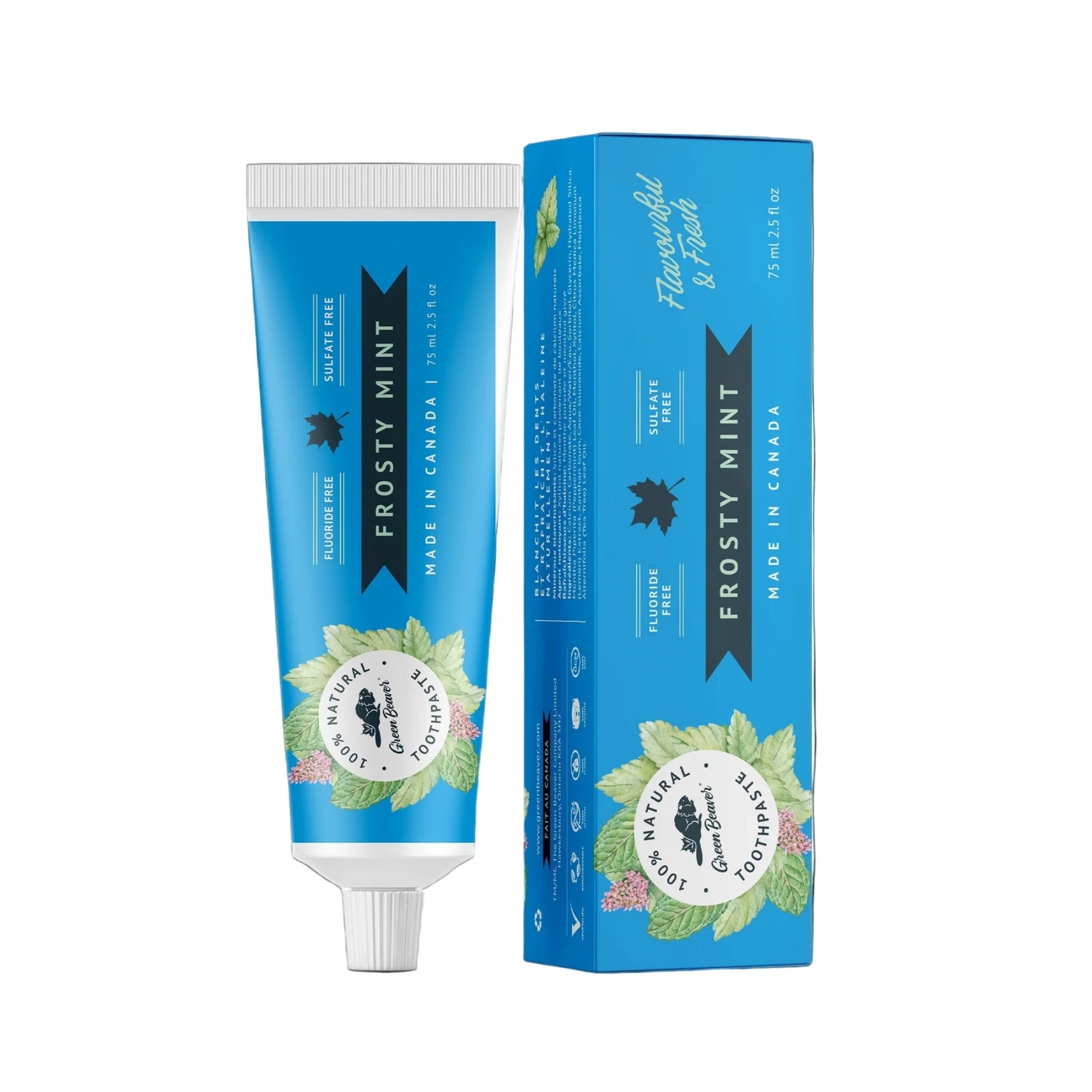 Fluoride Free Toothpaste - Frosty Mint, 2.5 fl oz, 75 ml