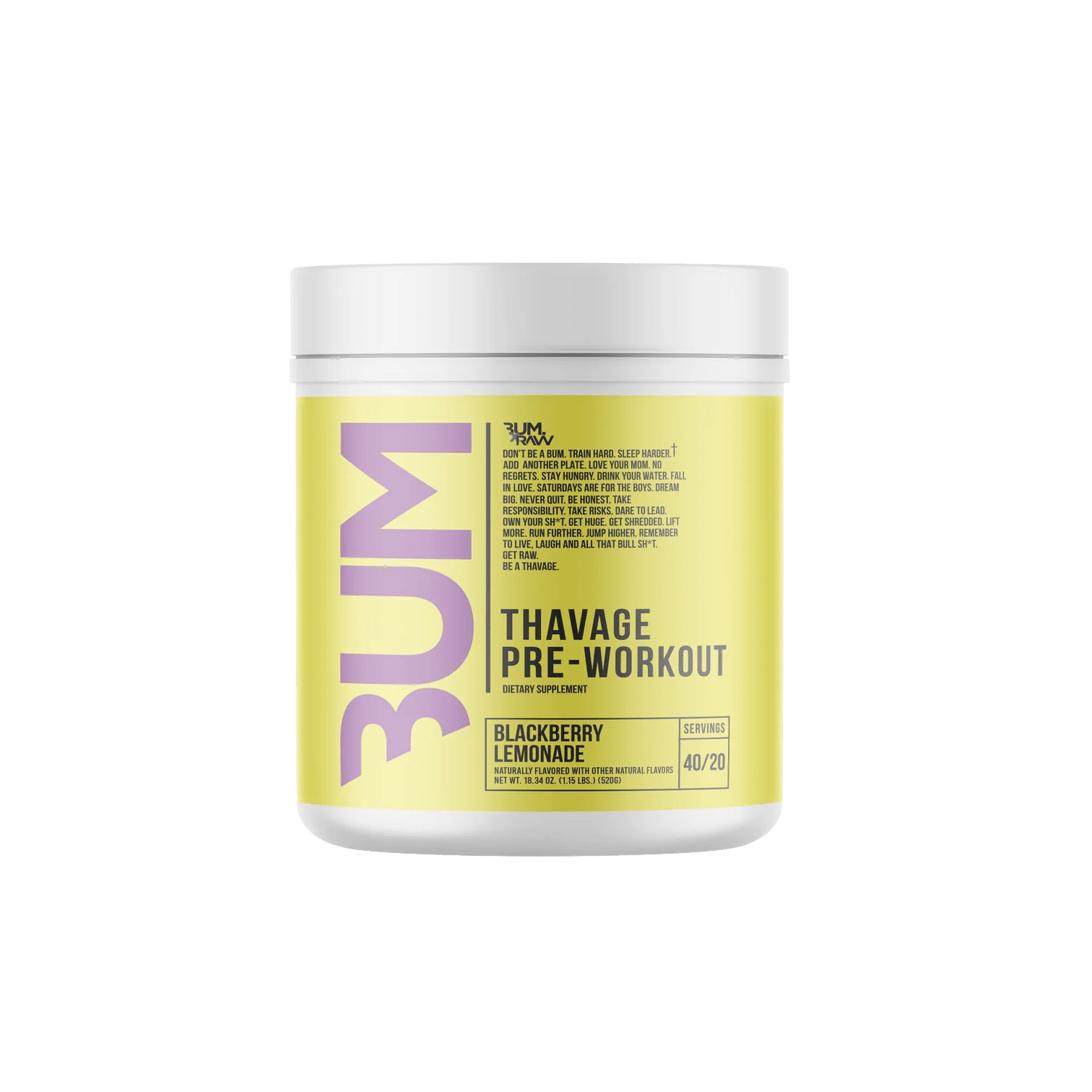 CBUM Thavage Pre - Workout - PÜRE