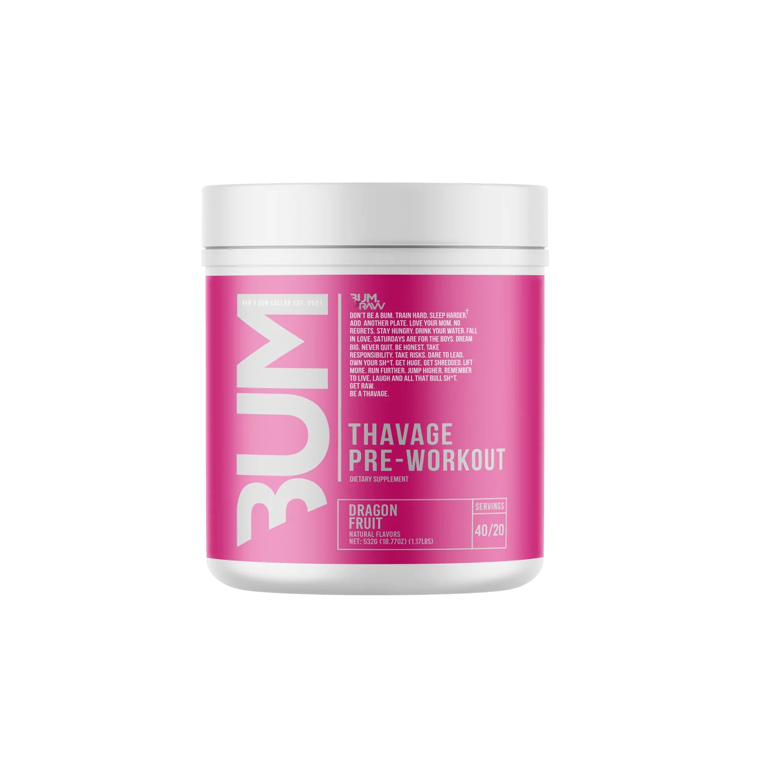 CBUM Thavage Pre - Workout - PÜRE