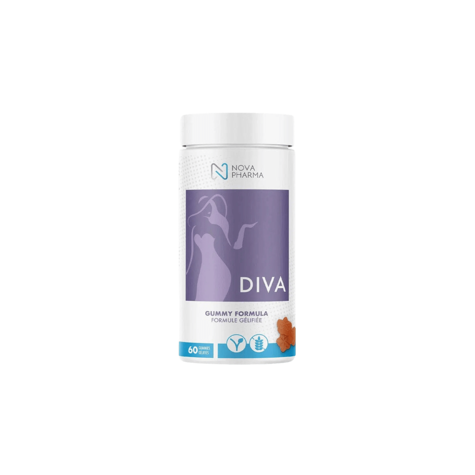 Diva Gummies with biotin (60 jujubes) - PÜRE