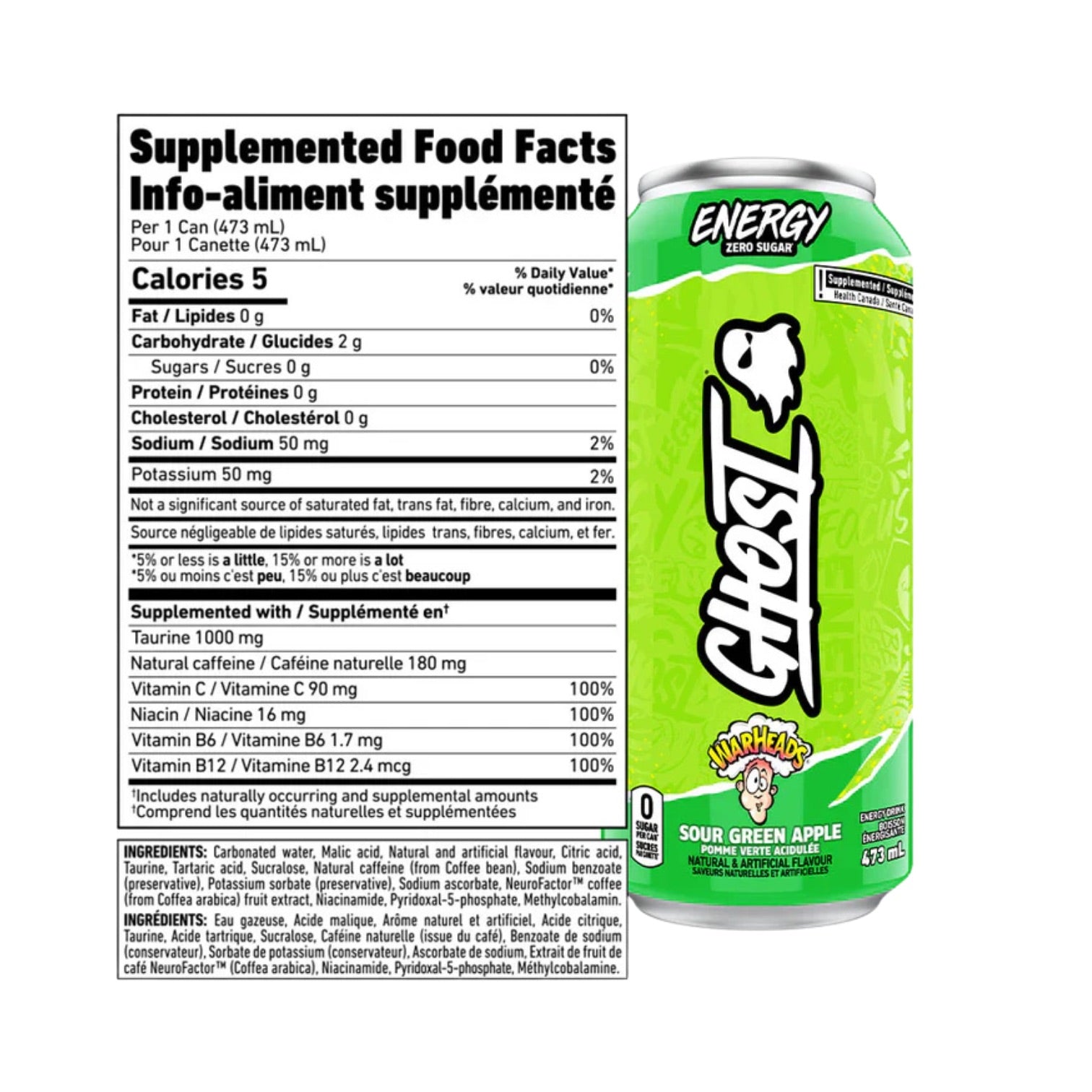 Energy Drink 473ml (12x) - PÜRE