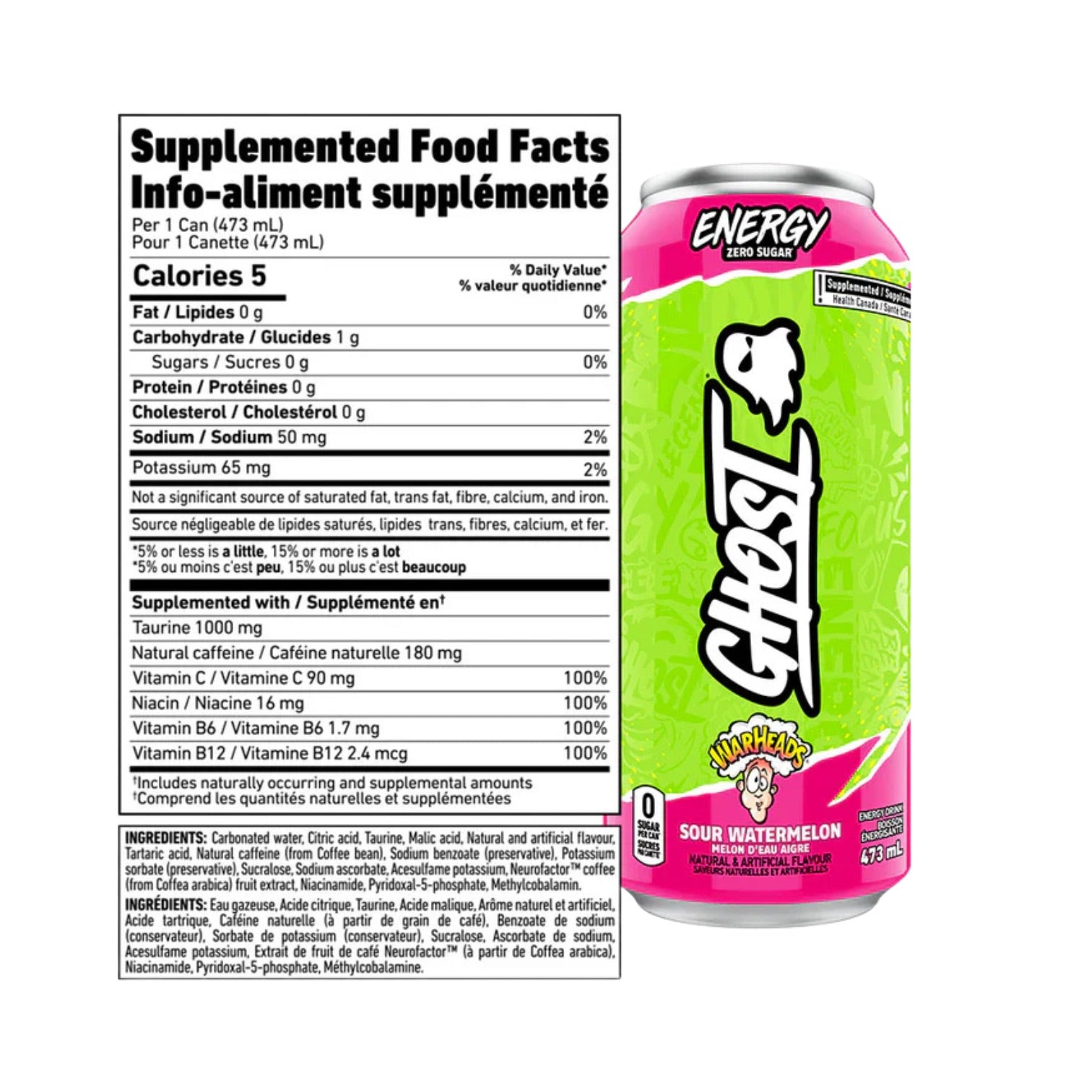 Energy Drink 473ml (12x) - PÜRE