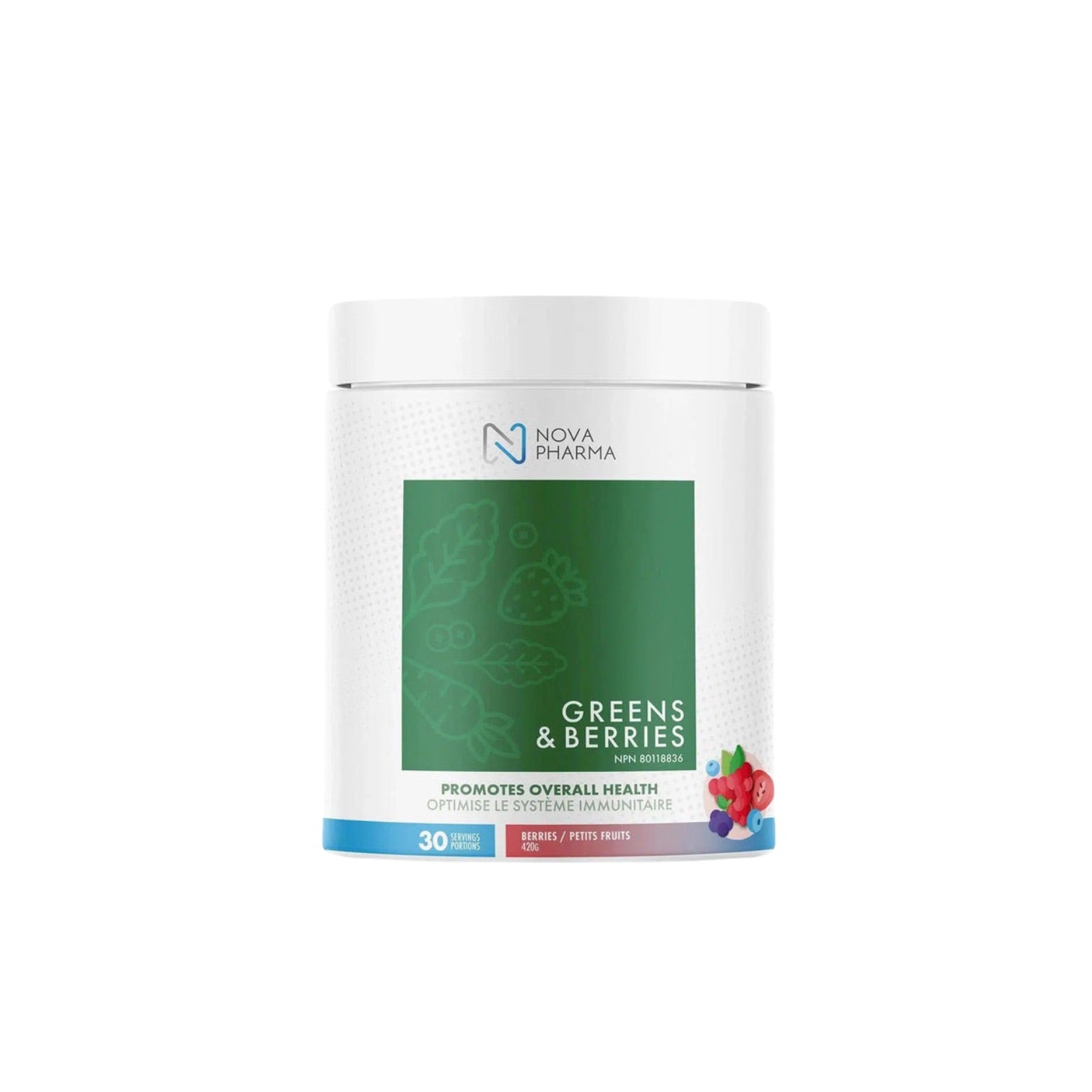 Greens & Berries 420g - PÜRE