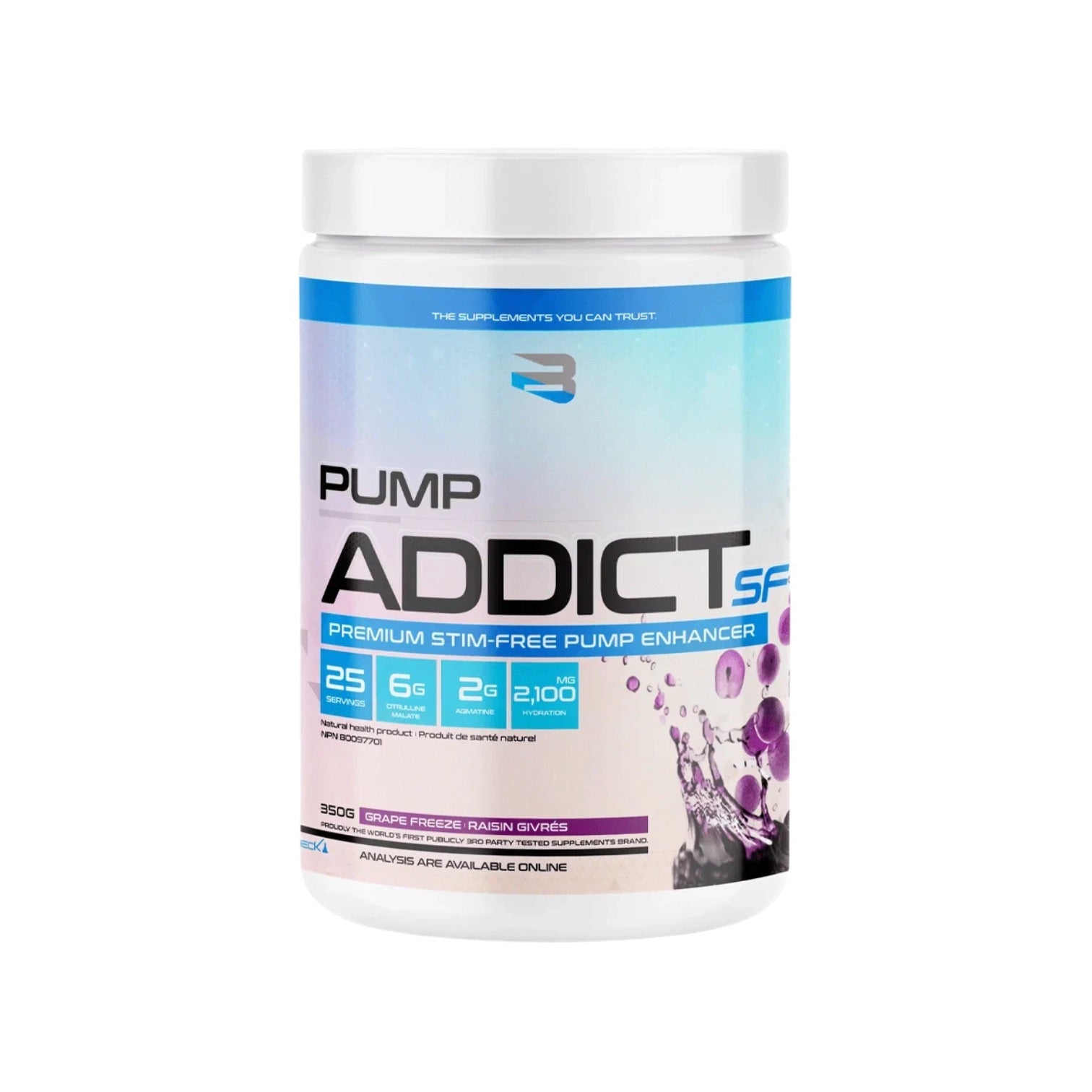 Pump Addict SF (Stim - Free) - 350g - PÜRE