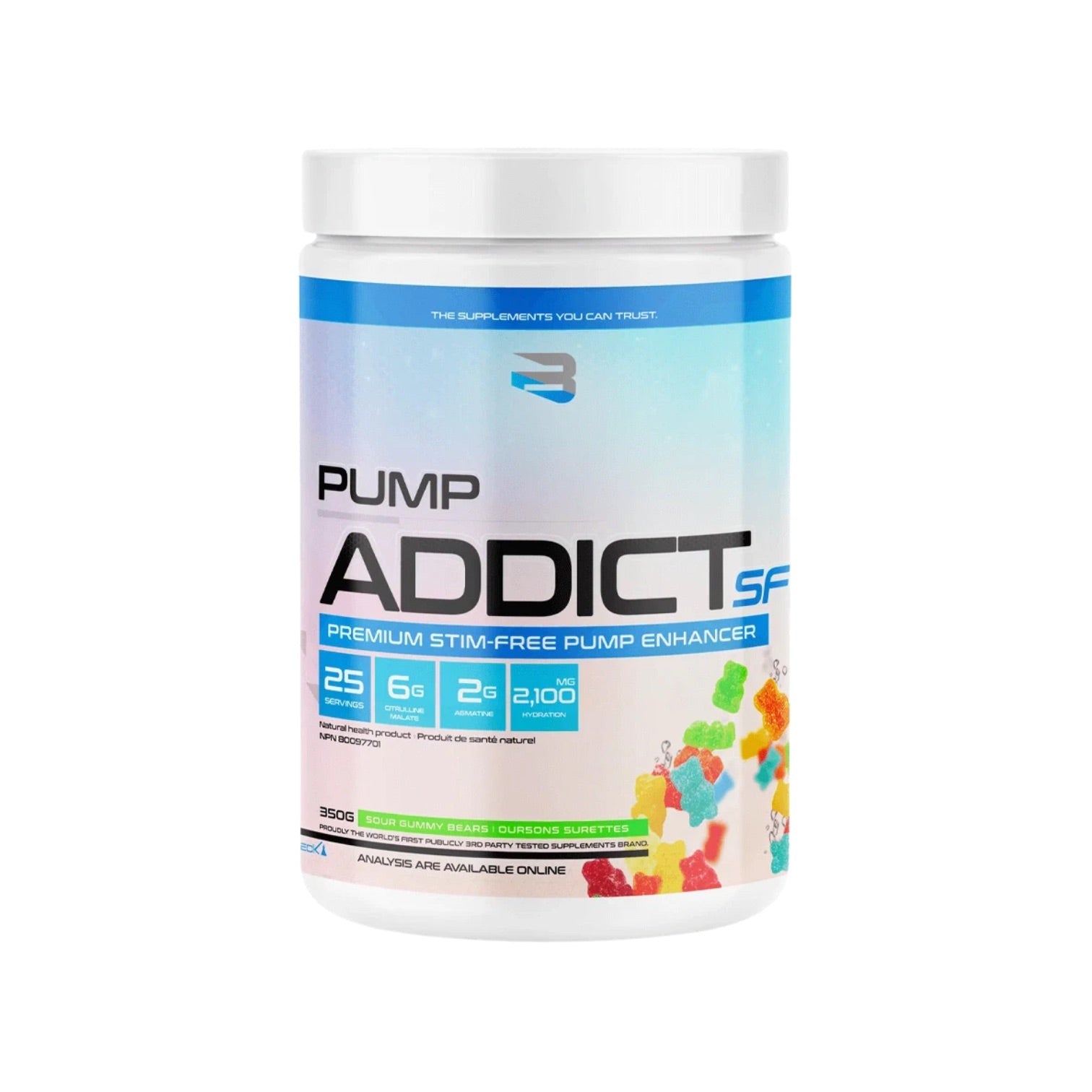 Pump Addict SF (Stim - Free) - 350g - PÜRE